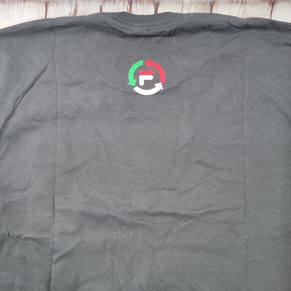 Fila Mountain Vista Tee Dark Grey Heather M NWT - Picture 6 of 11